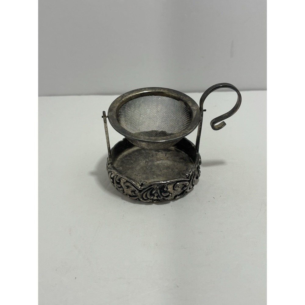 1999 Tea Strainer‎ Swivel Silver Made In China Vintage